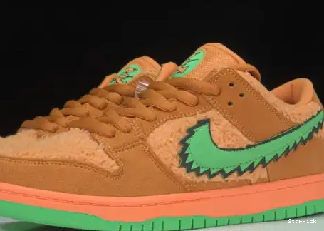 Grateful Low Orange Bear SB Dunk CJ5378-800 Nike Dead 0528